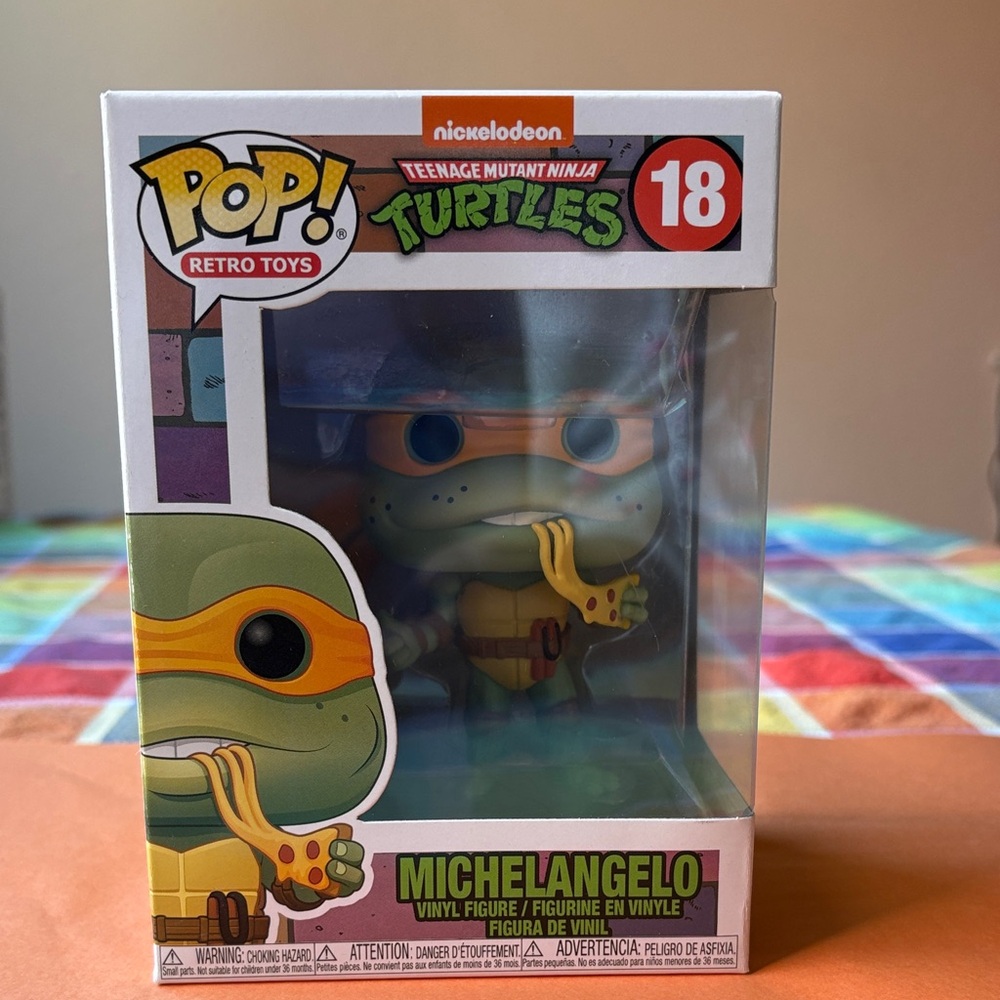 🐢 Funko PopTeenage Mutant Ninja Turtles Michelangelo Figure 🐢 NWT 🐢